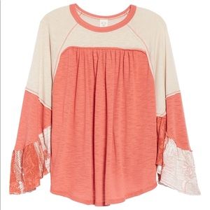 Free people boho shirt, size S